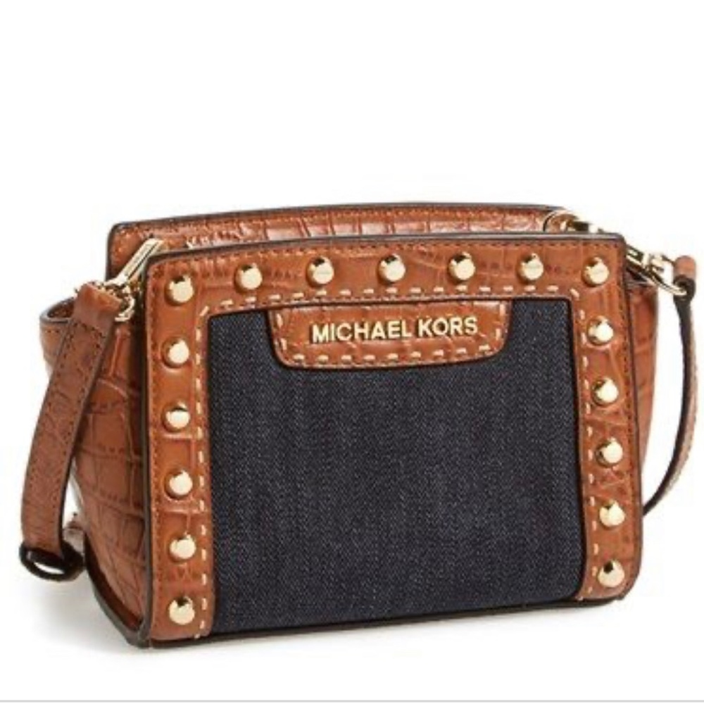 Michael Kors denim crossbody